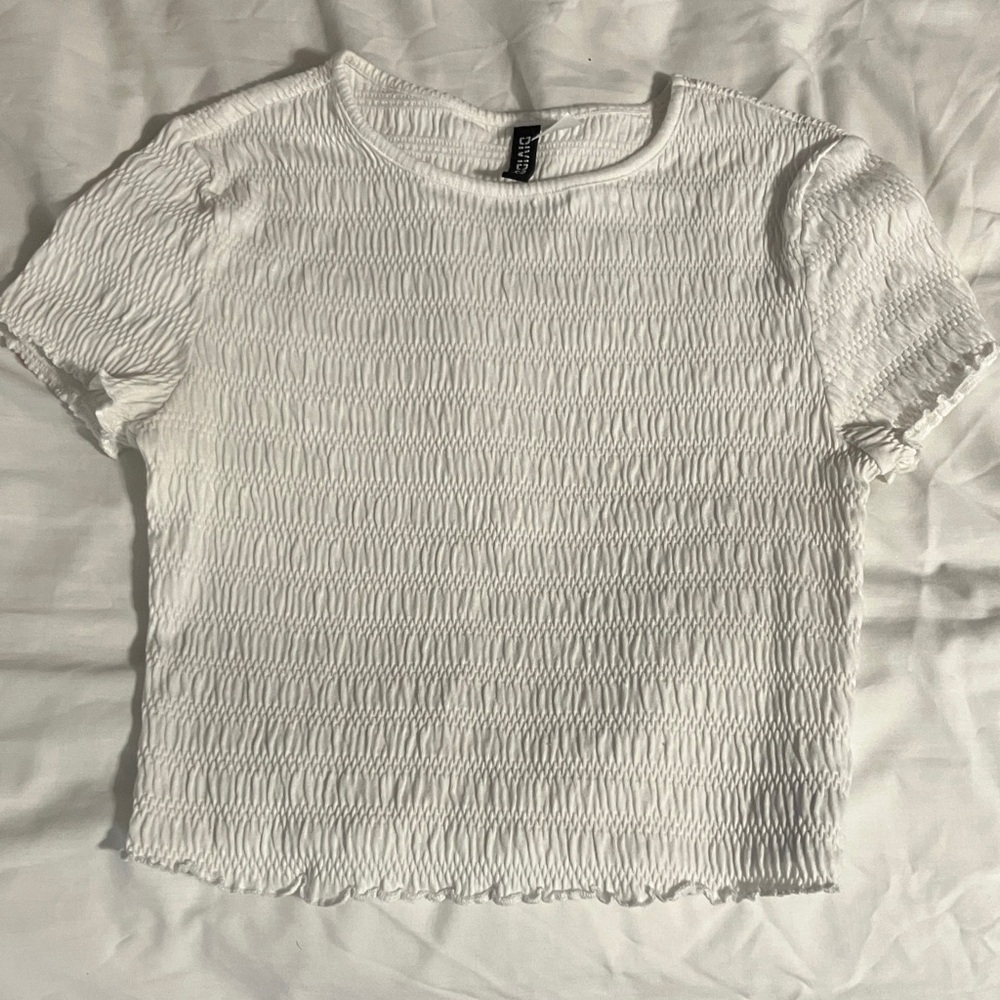 White Crop Top